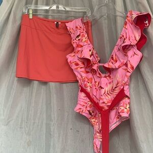 Sportlike swimsuit combo